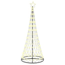 vidaXL LED Karácsonyi Fenyő 295 LED-del Meleg fehér 250 cm Fém
