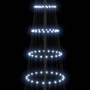 vidaXL LED Karácsonyi Fenyő Hideg fehér 100.5 x 100.5 x 302.5 cm Fém