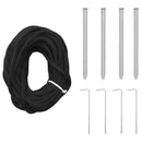 vidaXL LED Karácsonyi Fenyő Hideg fehér 138.5 x 138.5 x 399 cm Fém