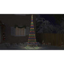 vidaXL LED Karácsonyi Fenyő 455 LED-del állvánnyal Sokszínű 399 cm Fém