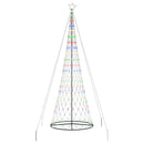vidaXL LED Karácsonyi Fenyő 455 LED-del állvánnyal Sokszínű 399 cm Fém