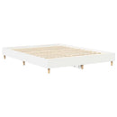vidaXL Ágykeret 2 pcs Fehér 152 x 203 cm Faanyag