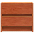 vidaXL Éjjeliszekrények 2 pcs Faggyú barna 40 x 30.5 x 35.5 cm Fenyőfa