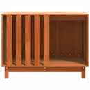 vidaXL Kutyaház tárolóval Faggyú barna 90 x 60 x 67 cm Tömör fenyőfa