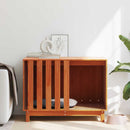 vidaXL Kutyaház tárolóval Faggyú barna 100 x 70 x 70 cm Tömör fenyőfa