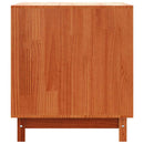 vidaXL Kutyaház tárolóval Faggyú barna 100 x 70 x 70 cm Tömör fenyőfa