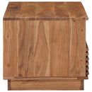 vidaXL Kézzel Készült Kávéasztal Teak barna 85 x 45,5 x 40 cm