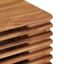 vidaXL TV szekrény tárolóval ajtóval Természetes 105 x 30 x 35 cm