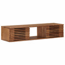 vidaXL TV szekrény tárolóval ajtóval Természetes 105 x 30 x 22,5 cm