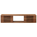 vidaXL TV szekrény tárolóval ajtóval Természetes 105 x 30 x 22,5 cm