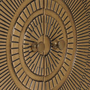 vidaXL Széf Bronz 53,5 x 30 x 70 cm Tömör Mangófa és Műszaki Fa