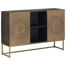 vidaXL Széf Bronz 105 x 30 x 70 cm Tömör Mangófa és Műszaki Fa