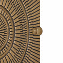 vidaXL Magasfiú Bronz 35 x 30 x 120 cm Tömör Mangófa és Műszaki Fa