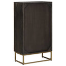 vidaXL Magasfiú Bronz 53,5 x 30 x 95 cm Tömör Mangófa és Műszaki Fa
