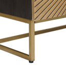 vidaXL Fiókos szekrény fiókkal Bronz 75 x 30 x 65 cm