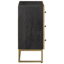 vidaXL Fiókos szekrény fiókkal Bronz 75 x 30 x 65 cm