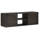 vidaXL TV szekrény Bronz 105 x 30 x 35 cm Tömör Mangófa és Műszaki Fa