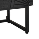 vidaXL Széf Fekete 55 x 30 x 70 cm Tömör Mangófa és Műszaki Fa