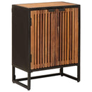 vidaXL Széf 53 x 30 x 70 cm Tömör Mangófa és Műszaki Fa