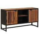 vidaXL Széf 105 x 30 x 55 cm Tömör Mangófa és Műszaki Fa