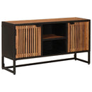 vidaXL Széf 105 x 30 x 55 cm Tömör Mangófa és Műszaki Fa