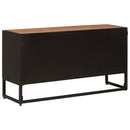 vidaXL Széf 105 x 30 x 55 cm Tömör Mangófa és Műszaki Fa