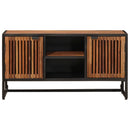 vidaXL Széf 105 x 30 x 55 cm Tömör Mangófa és Műszaki Fa