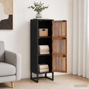 vidaXL Magasfiú 35 x 30 x 120 cm Tömör Mangófa és Műszaki Fa