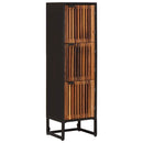 vidaXL Magasfiú 35 x 30 x 120 cm Tömör Mangófa és Műszaki Fa