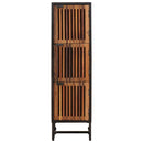 vidaXL Magasfiú 35 x 30 x 120 cm Tömör Mangófa és Műszaki Fa
