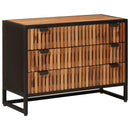 vidaXL Fiókos szekrény 75 x 30 x 54 cm Tömör Mangófa és Műszaki Fa