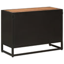 vidaXL Fiókos szekrény 75 x 30 x 54 cm Tömör Mangófa és Műszaki Fa