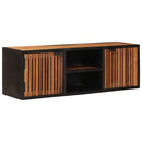 vidaXL TV szekrény 105 x 30 x 35 cm Tömör Mangófa és Műszaki Fa