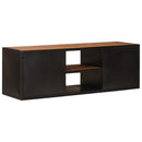 vidaXL TV szekrény 105 x 30 x 35 cm Tömör Mangófa és Műszaki Fa