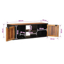 vidaXL Kézzel készült TV Szekrény 105 x 30 x 35 cm Tömör Mangófát