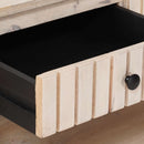 vidaXL Kézzel Készült Kávéasztal Fehér 85 x 45 x 50 cm Tömör Mangófát