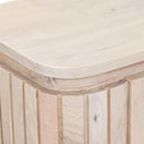 vidaXL Széf 70 x 30 x 65 cm Tömör Mangófa és Műszaki Fa