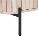 vidaXL Széf 70 x 30 x 65 cm Tömör Mangófa és Műszaki Fa