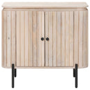 vidaXL Széf 70 x 30 x 65 cm Tömör Mangófa és Műszaki Fa