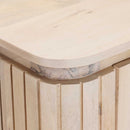 vidaXL Széf 105 x 30 x 65 cm Tömör Mangófa és Műszaki Fa