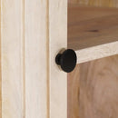 vidaXL Széf 105 x 30 x 65 cm Tömör Mangófa és Műszaki Fa