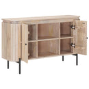 vidaXL Széf 105 x 30 x 65 cm Tömör Mangófa és Műszaki Fa
