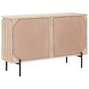 vidaXL Széf 105 x 30 x 65 cm Tömör Mangófa és Műszaki Fa