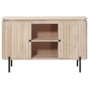 vidaXL Széf 105 x 30 x 65 cm Tömör Mangófa és Műszaki Fa