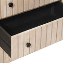 vidaXL Fiókos szekrény 70 x 30 x 65 cm Tömör Mangófa és Műszaki Fa