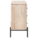 vidaXL Fiókos szekrény 70 x 30 x 65 cm Tömör Mangófa és Műszaki Fa