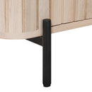 vidaXL TV szekrény 105 x 30 x 45 cm Tömör Mangófa és Műszaki Fa