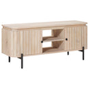 vidaXL TV szekrény 105 x 30 x 45 cm Tömör Mangófa és Műszaki Fa