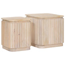vidaXL Kézműves Oldaltámasz Készlet 2 pcs Fehér 45 x 45 x 45 cm