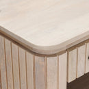 vidaXL Cipőpad fiókkal 85 x 37 x 48 cm Tömör Mangófa és Műszaki Fa